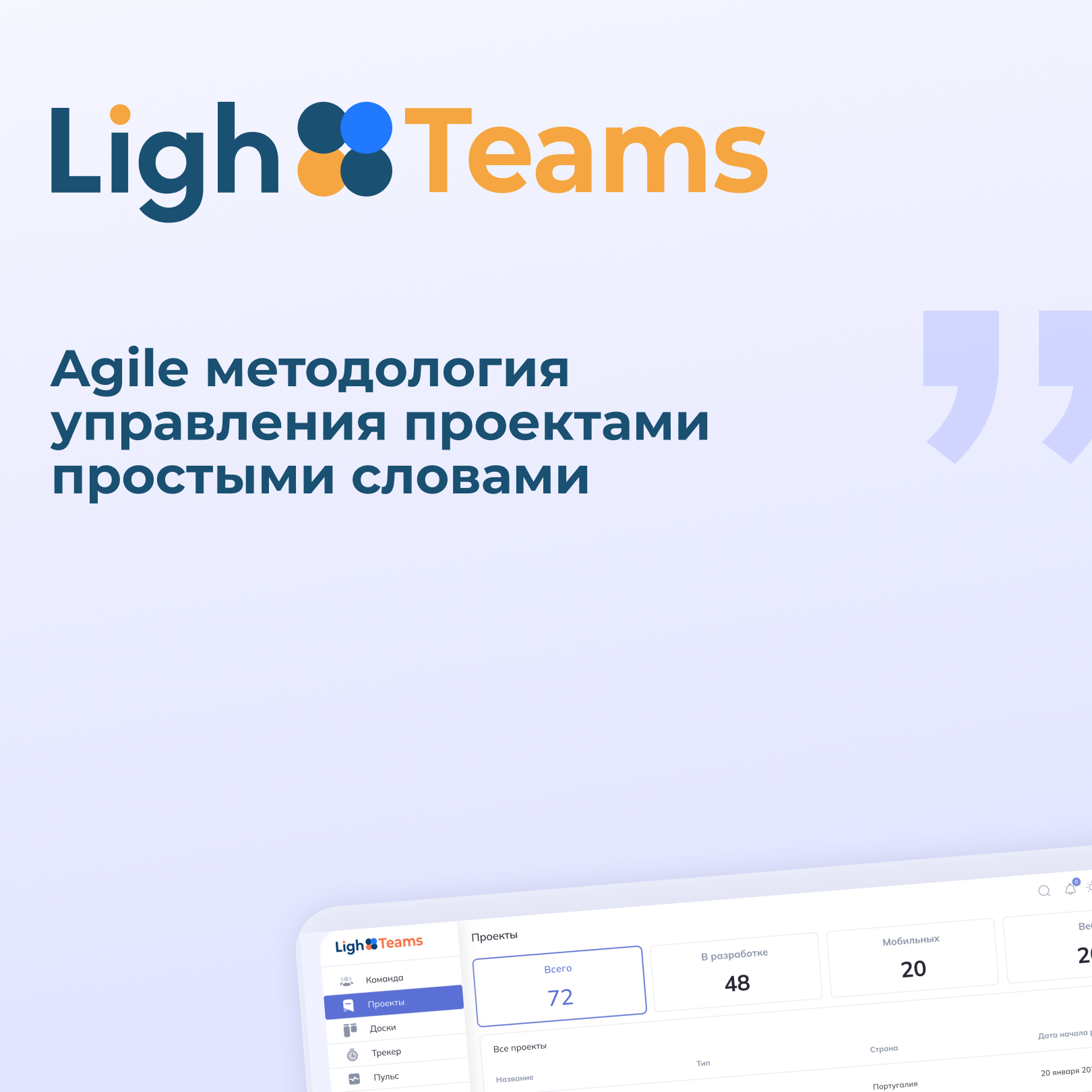 Agile: что это и как работает гибкое управление проектами