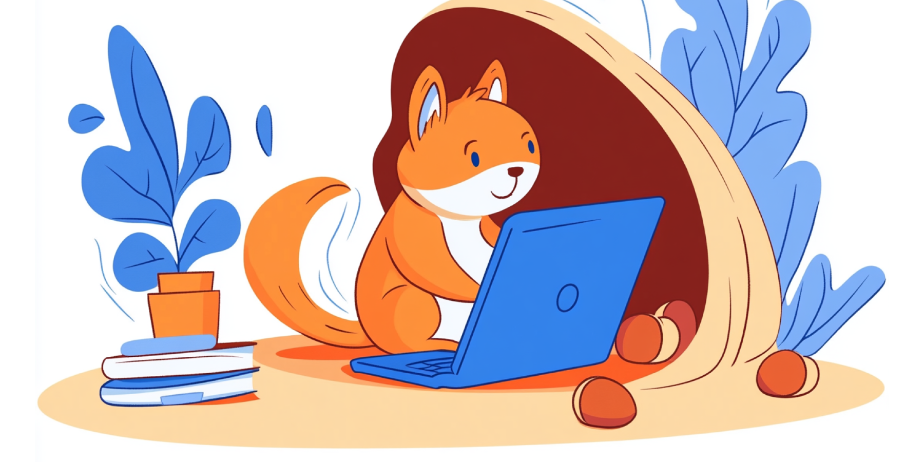 Детская игра с белочкой