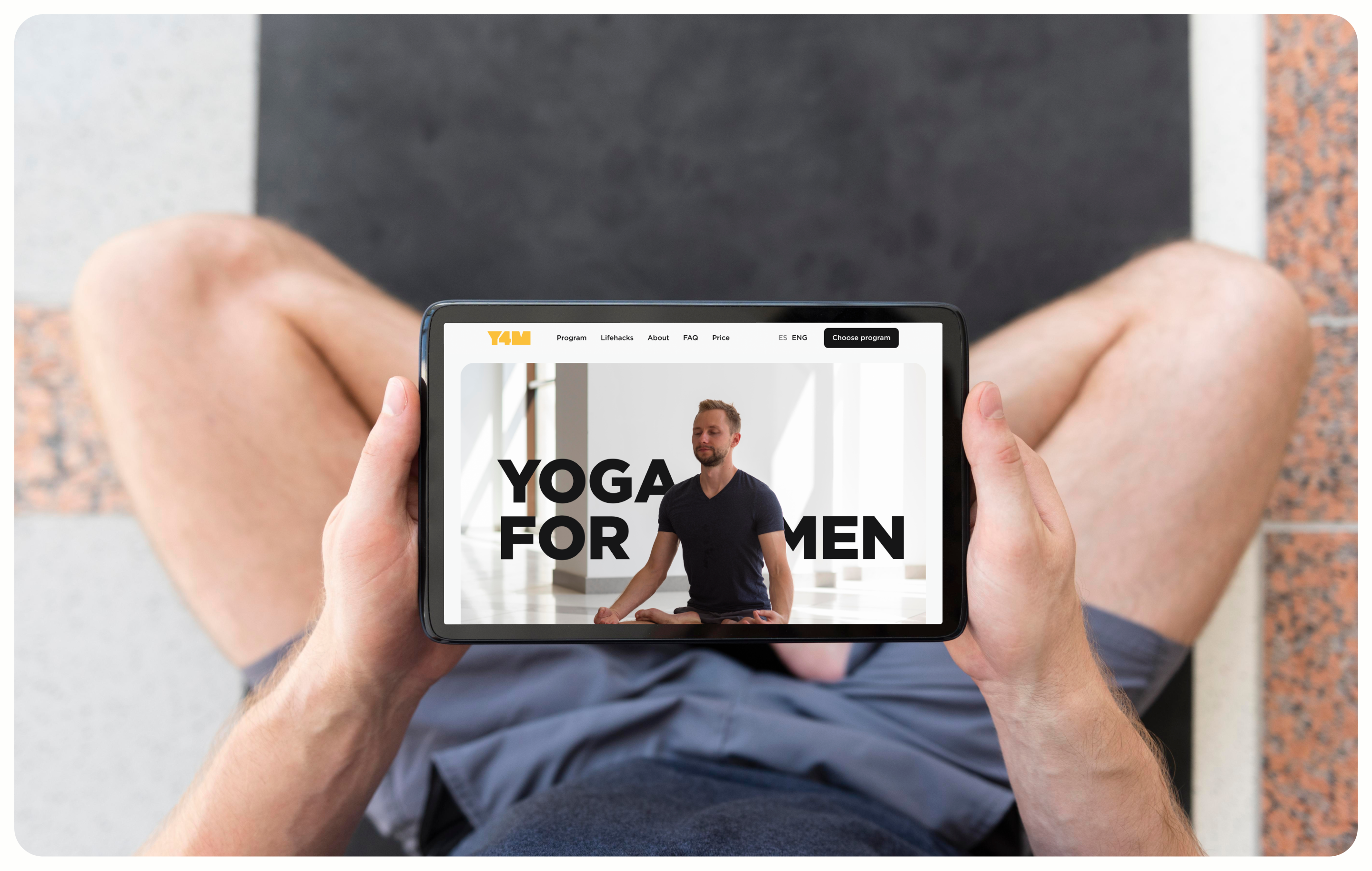 Онлайн-платформа «Йога для мужчин»
