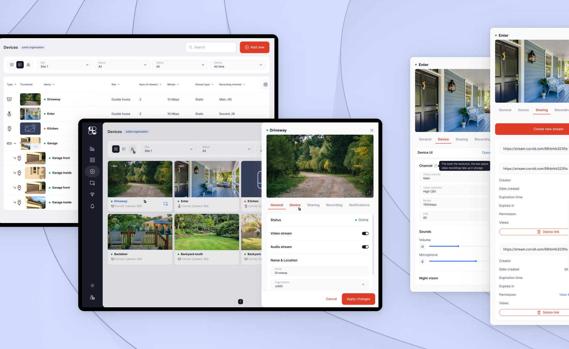 Функционал CORVID