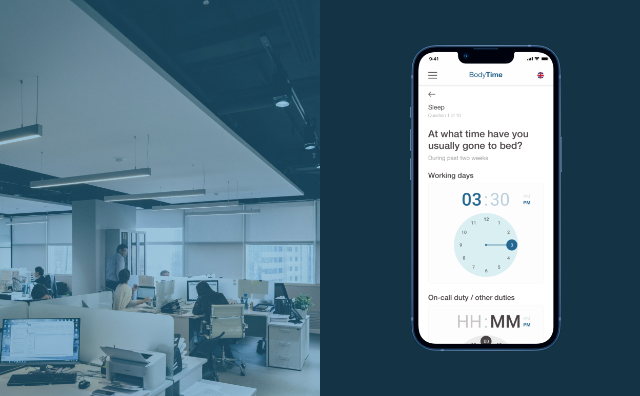 Интерфейс BodyTime от LighTech