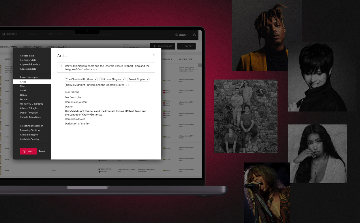 Функционал BMG Release