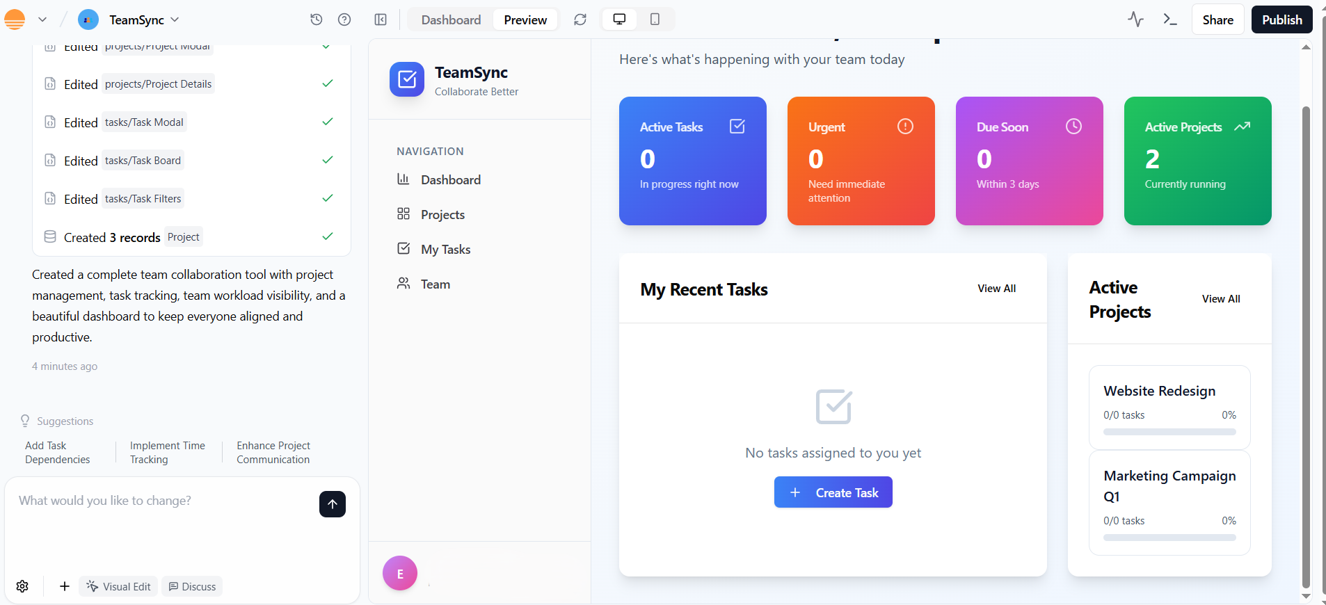 Интерфейс Base44