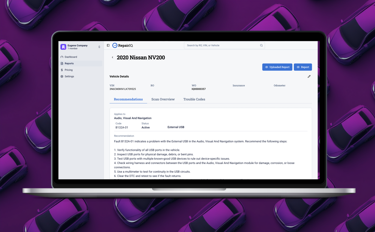 Интерфейс для автоматизации в авто индустрии от LighTech