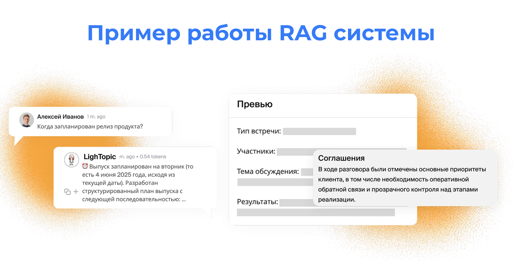 Пример как работает RAG